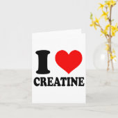 Carte I Love Creatine (Fleur jaune)