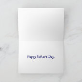 Carte I Love Daddy baby boy Card (Intérieur)