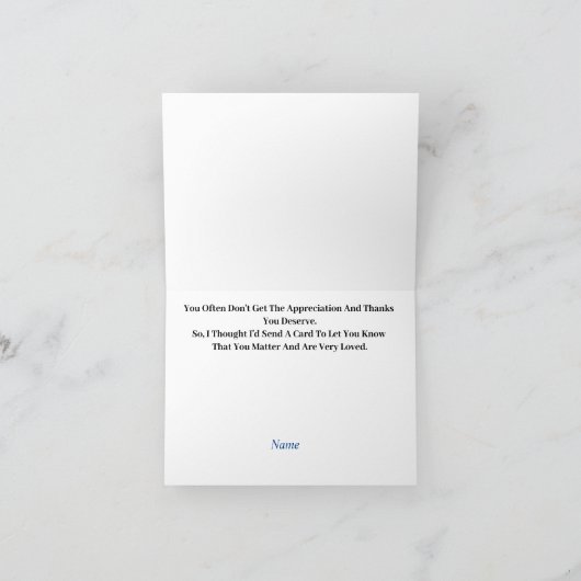 Carte I Love EMS Workers Greeting Card (Intérieur)