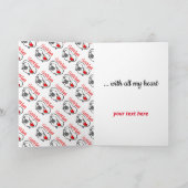 Carte I Love Ewe Romantic Quotes (Intérieur)