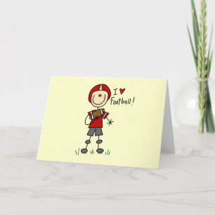 Carte I Love Football Tshirts and Gifts