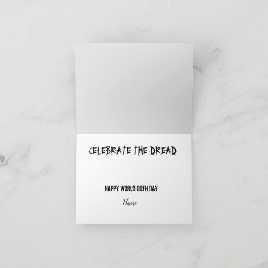 Carte I Love Goth Card (Intérieur)