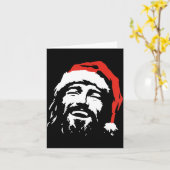Carte I Love Jesus Christmas Green  (Fleur jaune)