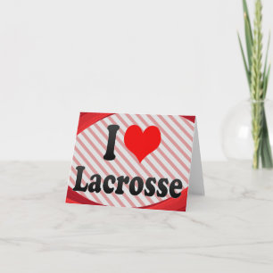 Carte I love Lacrosse