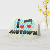 Carte I Love Motown (Fleur jaune)