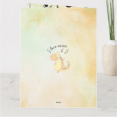 Carte I Love Music Greeting Card (Dos)