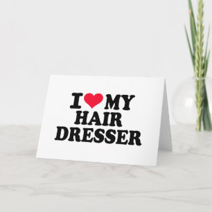 Carte I love my Hairdresser