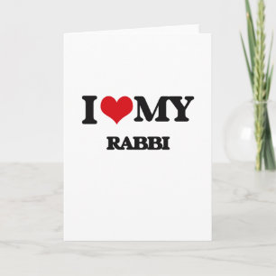 Carte I love my Rabbi