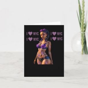 Carte I Love New York City (A Cause Des Filles) Sticke