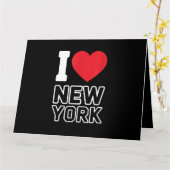 Carte I Love New York - New York City Nyc (Fleur jaune)