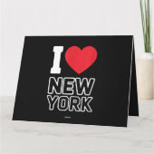 Carte I Love New York - New York City Nyc (Dos)