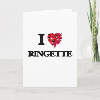 Carte I Love Ringette