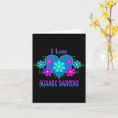 Carte I Love Square (Fleur jaune)