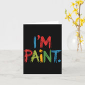 Carte I Love To Finger Paint I'm Paint Funny Couple Vale (Fleur jaune)