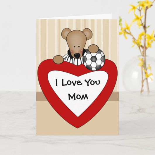 Carte I Love You (Fleur jaune)