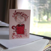 Carte I love you a latte