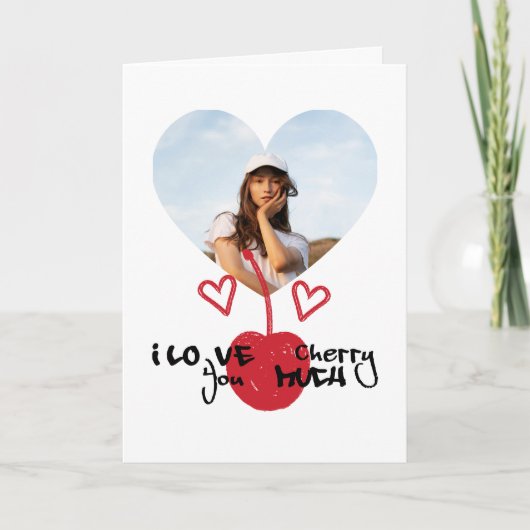 Carte I Love You Cherry Much Valentines Day Card (Devant)