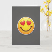Carte I Love You Heart Eyes Card (Fleur jaune)