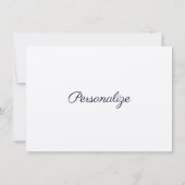 Carte I Love You Modern Light Heart Graphic Texte Élégan (Dos)