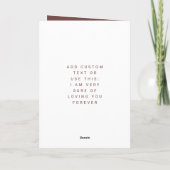 Carte I Love You Modern Photo and Text Valentines (Dos)