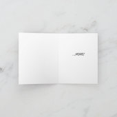 Carte "I Love You...More!" (Intérieur)