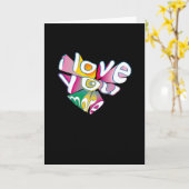 Carte I Love You More Elegant Style (Fleur jaune)