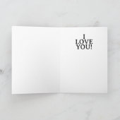 Carte I LOVE YOU PLAYING CARD -- Greeting Card (Intérieur)