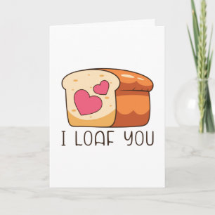 Carte I Love You Pread Food Pun Valentine