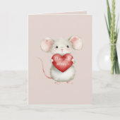 Carte I Love You So Much Mouse (Devant)
