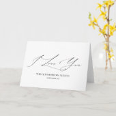 Carte I Love You Wedding day Card First Anniversary (Fleur jaune)