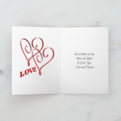 Carte I Love You Yellow Rose Flower Personnalisé (Intérieur)