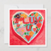 Carte I Luv U (Devant)