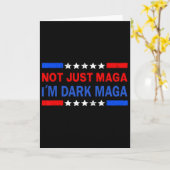 Carte I’m Not Just Mega I'm Dark Mega Trump 2024 Electio (Fleur jaune)