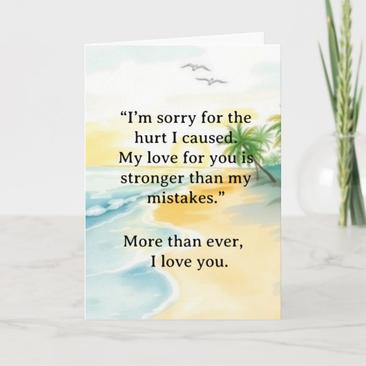 Carte I’m Sorry Relationship Card (Devant)