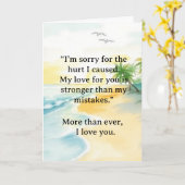Carte I’m Sorry Relationship Card (Fleur jaune)