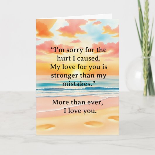 Carte I’m Sorry Relationship Card (Devant)