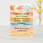 Carte I’m Sorry Relationship Card (Fleur jaune)