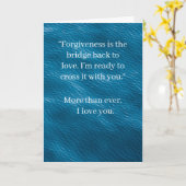 Carte I’m Sorry Relationship Card | Elegant Apology (Fleur jaune)