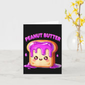 Carte I’m With The Peanut Butter Funny Matching Couple C (Fleur jaune)