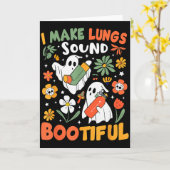 Carte I Make Lungs Sound Bootiful Resratory Therast Hall (Fleur jaune)