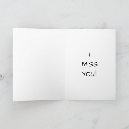 CARTE I ****MISS**** VOUS (Intérieur)