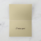 Carte I miss you (Intérieur)