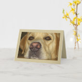 Carte I miss you (Fleur jaune)