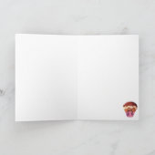 Carte I Mustache you a question Cupcake (Intérieur)