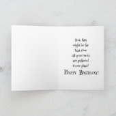 Carte I Not Saying You're Getting Old... Birthday (Intérieur)