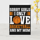 Carte I Only Love Sketll And My Mom Valentine's Day Sket (Fleur jaune)