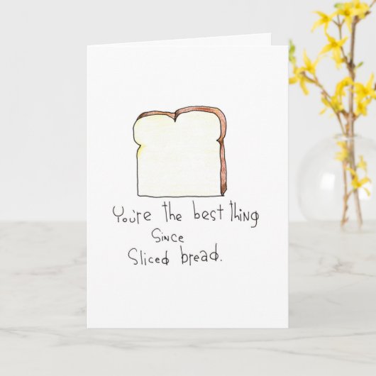 Carte I pain vous (Fleur jaune)