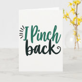 Carte I Pinch Back St Patricks Day Card (Fleur jaune)