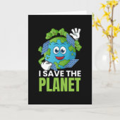 Carte I Save The Planet Photovoltaic Solar (Fleur jaune)