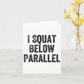 Carte I Squat Sous La Salle De Sport Parallèle Poids Lèv (Fleur jaune)